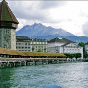 Chapel Bridge And Pilatus