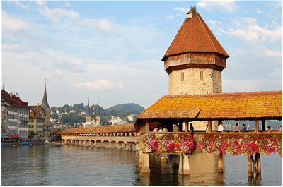 Chapel Bridge The Oldest Wooden Covered Bridge In Europe