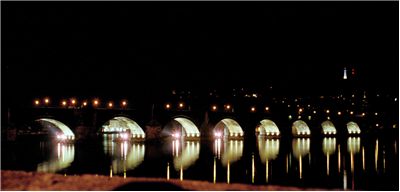 Picture Of Charles Bridge At Night