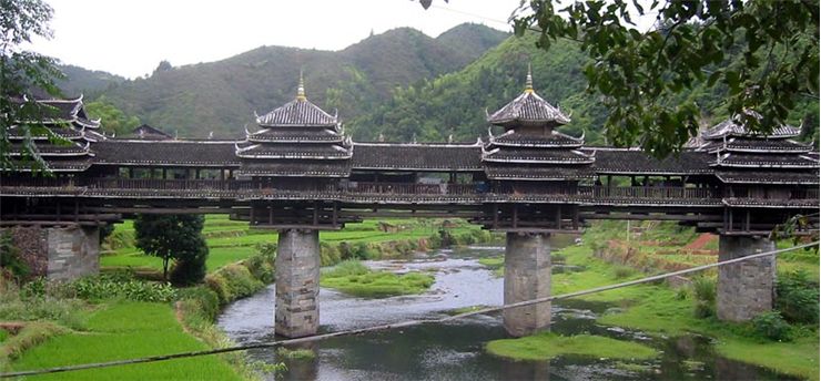 Chengyang Bridge Wind Rain Bridge