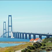 Great Belt Bridge From The Zealand Side