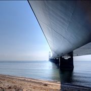Picture Of Great Belt Bridge In Denmark