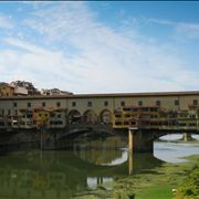 Picture Of Ponte Vecchio And Florence Buildings