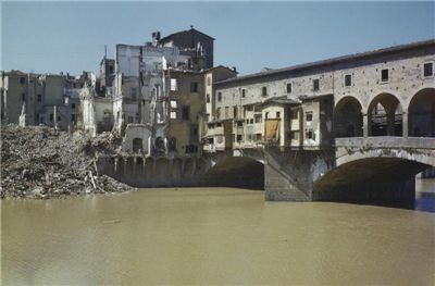 Ponte Vecchio Damaged