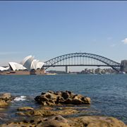 Picture Of Sydney Harbour Bridge And Buildings