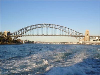 Picture Of Sydney Harbour Bridge From Ferry