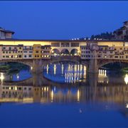 Picture Of The Italian Old Bridge Ponte Vecchio In Florence