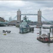 Picture Of Tower Bridge At Rainy Day