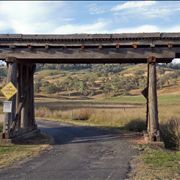 Picture Of Wooden Railway Bridge Near Mudgee Australia